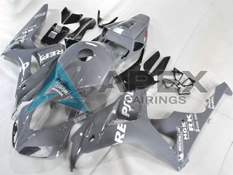 Nardo Grey White Repsol - Honda CBR1000RR Fireblade SC57 II (2006-2007) ABS Fairings | Apex Fairings — view 3
