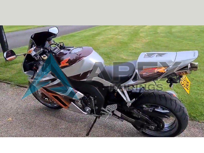 Silver Oange - Honda CBR1000RR Fireblade SC57 II (2006-2007) ABS Fairings | Apex Fairings — view 2