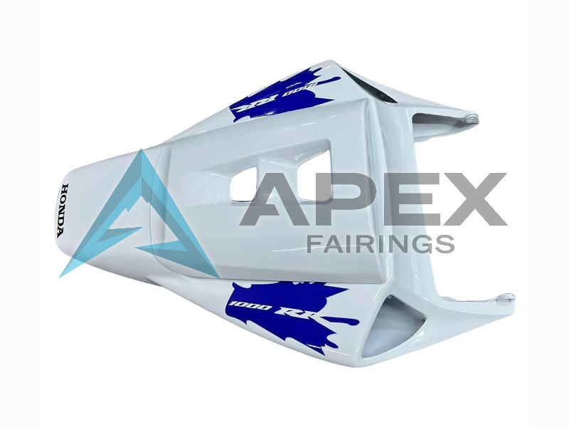 White Blue Glossy Black - Honda CBR1000RR Fireblade SC57 II (2006-2007) ABS Fairings | Apex Fairings — view 4