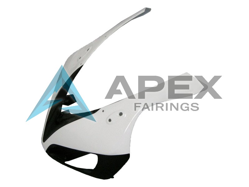 White Glossy Black  - Honda CBR1000RR Fireblade SC57 II (2006-2007) ABS Fairings | Apex Fairings — view 3
