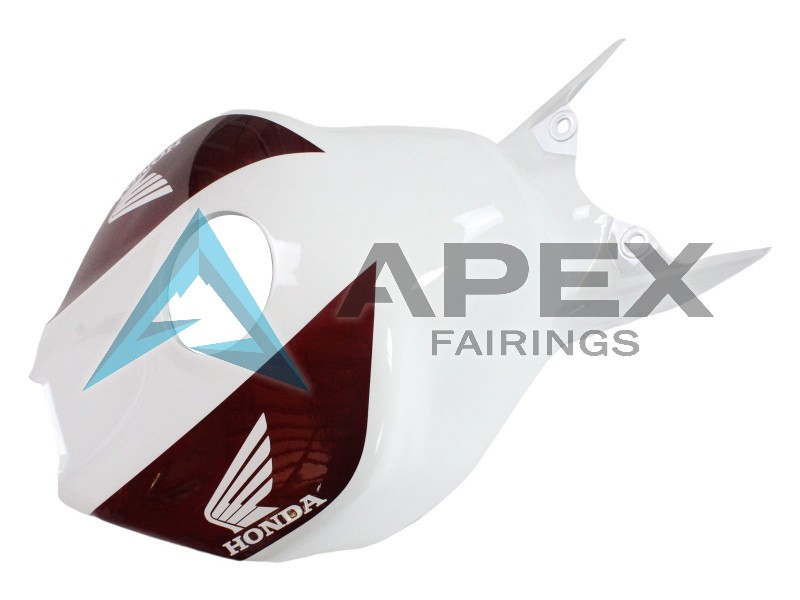 White Red  - Honda CBR1000RR Fireblade SC57 II (2006-2007) ABS Fairings | Apex Fairings — view 4