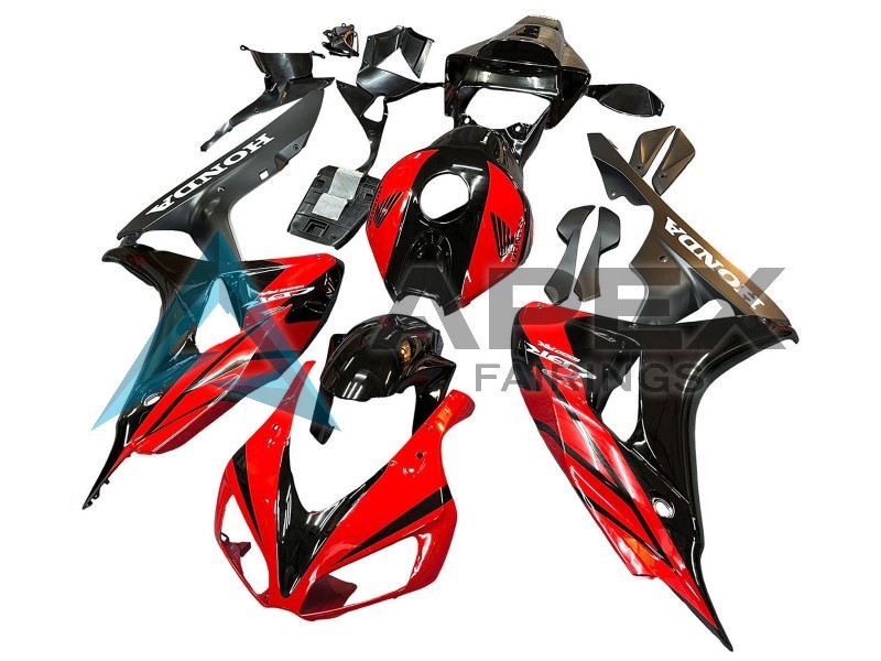Blue Glossy Black - Honda CBR1000RR Fireblade SC57 II (2006-2007) ABS Fairings | Apex Fairings — view 3