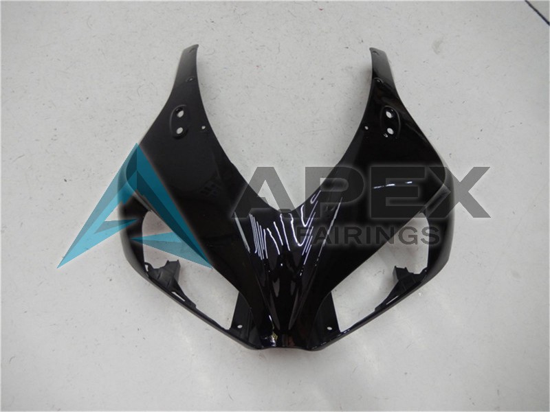 Glossy Black - Honda CBR1000RR Fireblade SC57 II (2006-2007) ABS Fairings | Apex Fairings — view 4