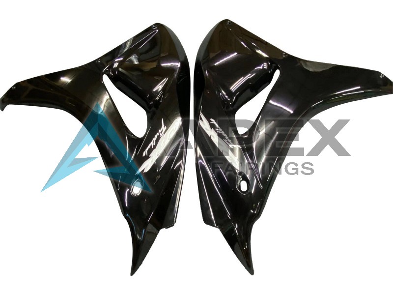 Glossy Black Matte Back - Honda CBR1000RR Fireblade SC57 II (2006-2007) ABS Fairings | Apex Fairings — view 4