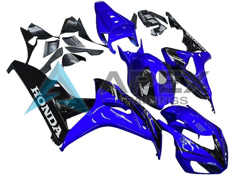 Blue Glossy Black - Honda CBR1000RR Fireblade SC57 II (2006-2007) ABS Fairings | Apex Fairings — view 2