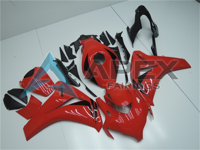 Red Glossy Black - Honda CBR1000RR Fireblade SC59 (2008-2011) ABS Fairings | Apex Fairings — view 3