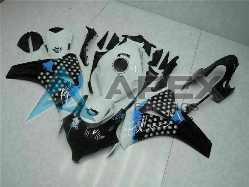 White Blue Glossy Black - Honda CBR1000RR Fireblade SC59 (2008-2011) ABS Fairings | Apex Fairings — view 2