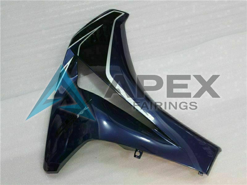 Dark Blue Glossy Black - Honda CBR1000RR Fireblade SC59 (2008-2011) ABS Fairings | Apex Fairings — view 4