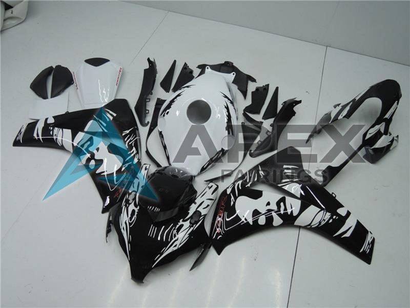 White Glossy Black - Honda CBR1000RR Fireblade SC59 (2008-2011) ABS Fairings | Apex Fairings — view 2