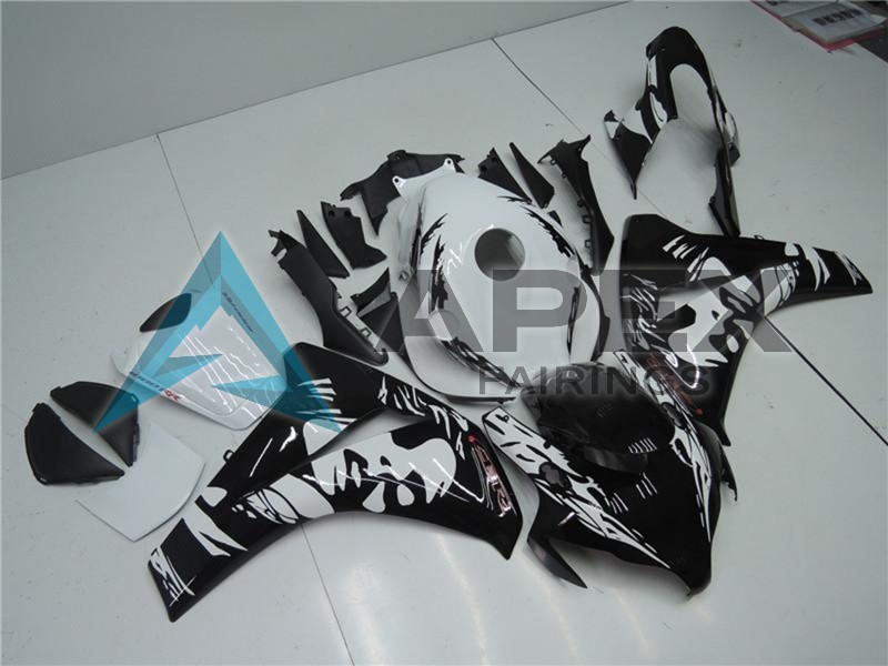 White Glossy Black - Honda CBR1000RR Fireblade SC59 (2008-2011) ABS Fairings | Apex Fairings — view 3