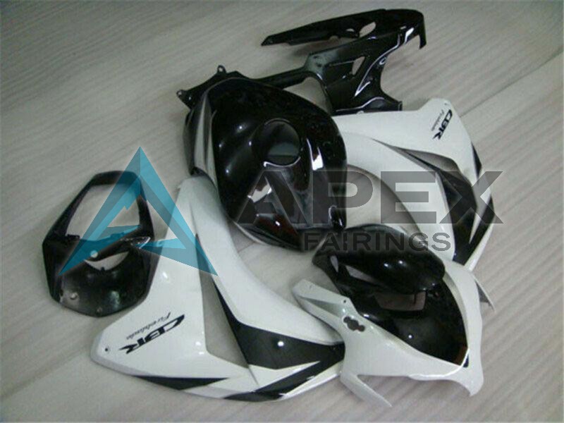 White Glossy Black - Honda CBR1000RR Fireblade SC59 (2008-2011) ABS Fairings | Apex Fairings — view 3