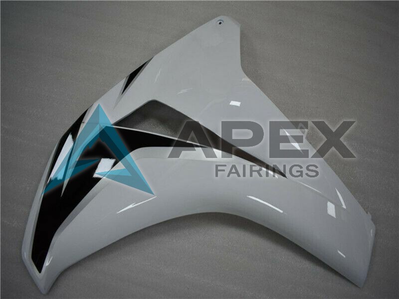 White Glossy Black - Honda CBR1000RR Fireblade SC59 (2008-2011) ABS Fairings | Apex Fairings — view 4