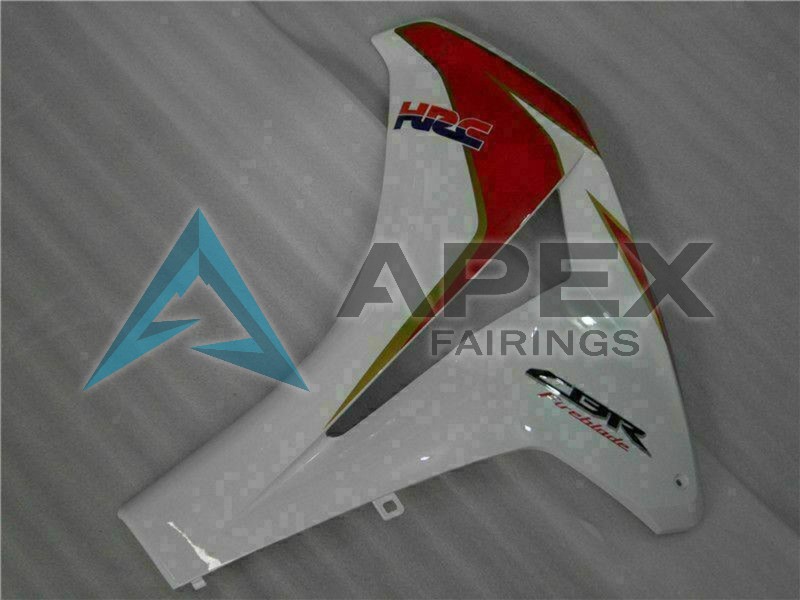 White Red Blue HRC  - Honda CBR1000RR Fireblade SC59 (2008-2011) ABS Fairings | Apex Fairings — view 2