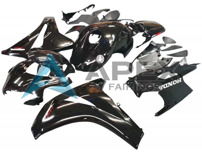 Glossy Black - Honda CBR1000RR Fireblade SC59 (2008-2011) ABS Fairings | Apex Fairings — view 2