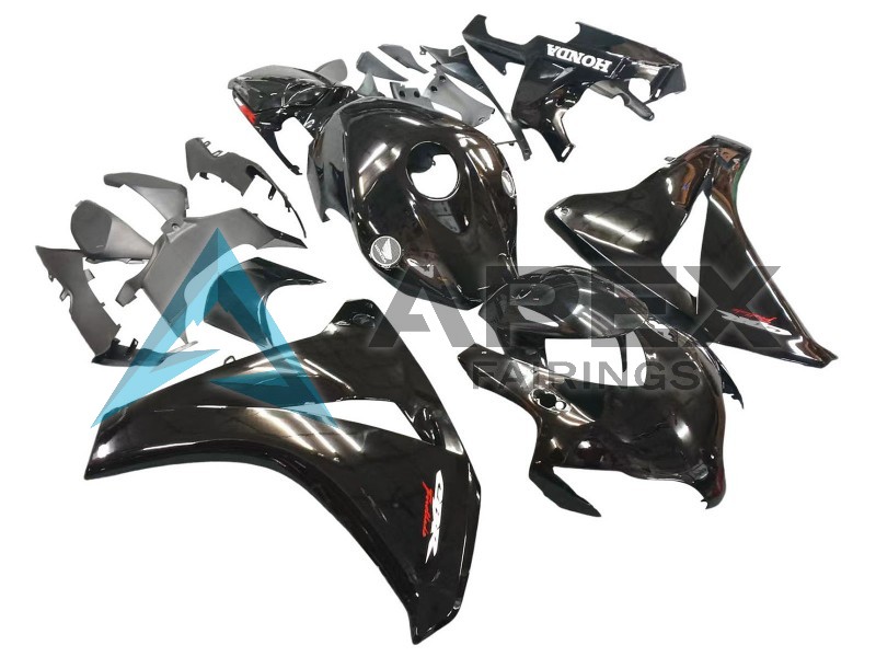 Glossy Black - Honda CBR1000RR Fireblade SC59 (2008-2011) ABS Fairings | Apex Fairings — view 3