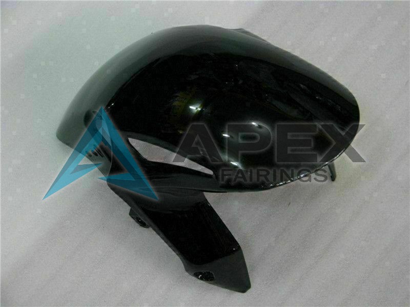 Glossy Black Red Flame  - Honda CBR1000RR Fireblade SC59 (2008-2011) ABS Fairings | Apex Fairings — view 2