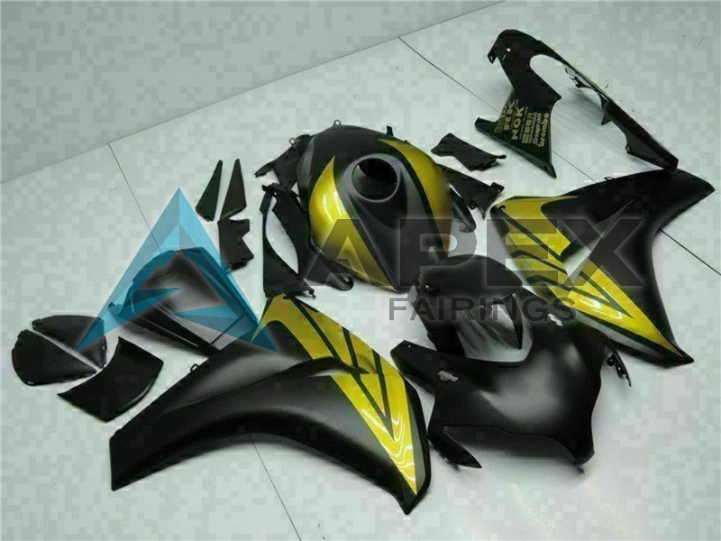 Matte Black Gold - Honda CBR1000RR Fireblade SC59 (2008-2011) ABS Fairings | Apex Fairings — view 2