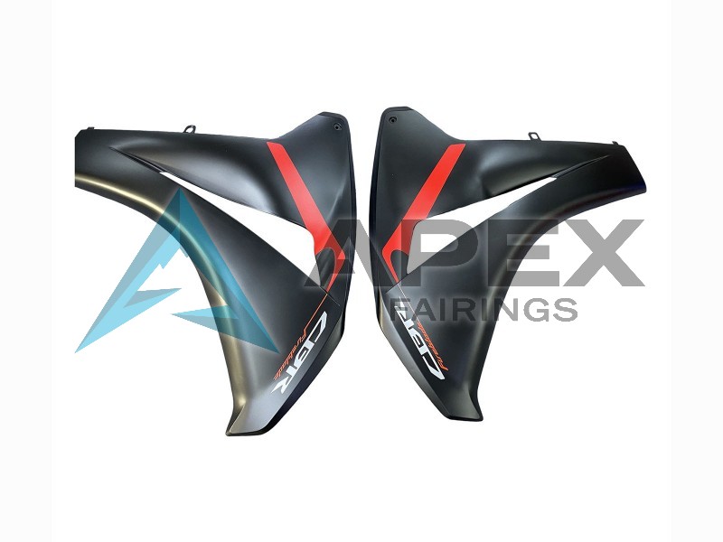Matte Black Red Fireblade - Honda CBR1000RR Fireblade SC59 (2008-2011) ABS Fairings | Apex Fairings — view 4