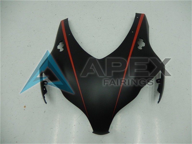 Matte Black Red - Honda CBR1000RR Fireblade SC59 (2008-2011) ABS Fairings | Apex Fairings — view 4