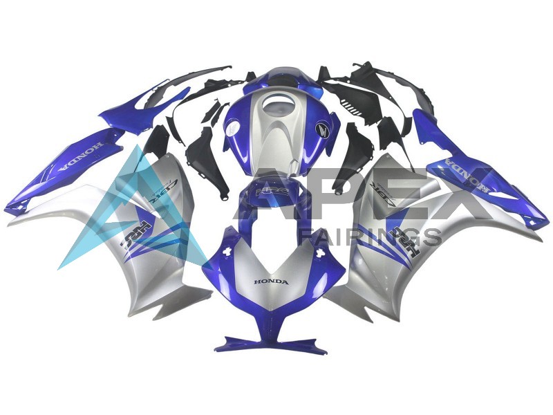 Silver Blue HRC - Honda CBR1000RR Fireblade SC59 II (2012-2016) ABS Fairings | Apex Fairings — view 2