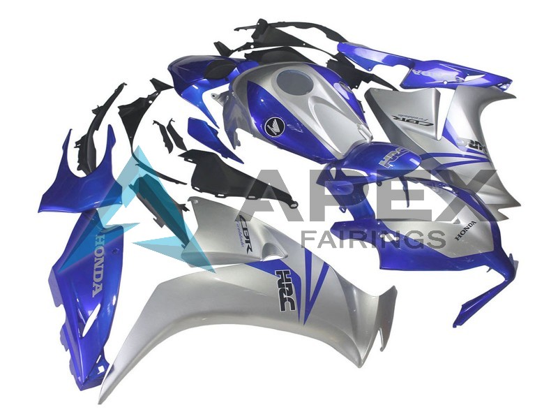 Silver Blue HRC - Honda CBR1000RR Fireblade SC59 II (2012-2016) ABS Fairings | Apex Fairings — view 3