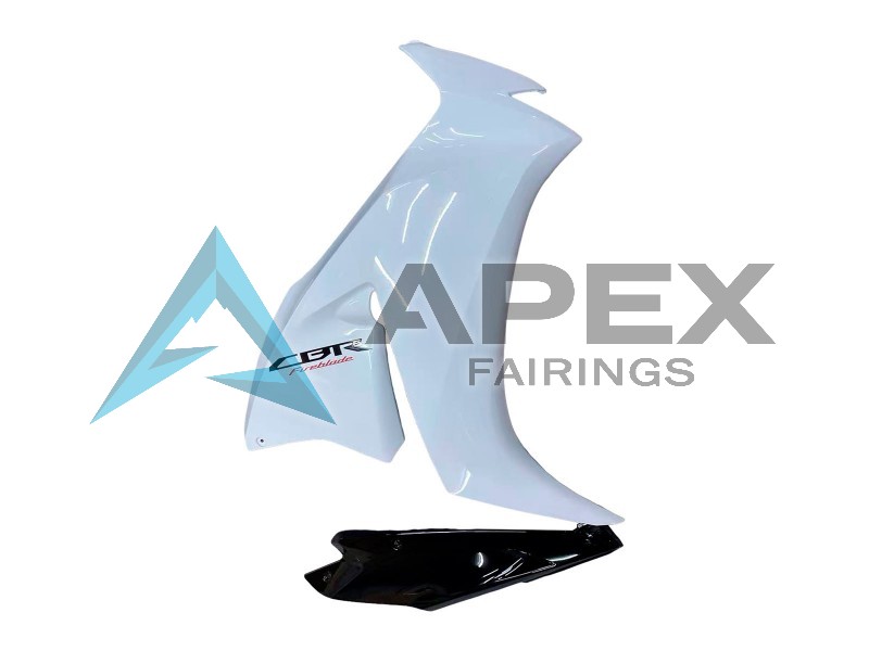 White Glossy Black - Honda CBR1000RR Fireblade SC59 II (2012-2016) ABS Fairings | Apex Fairings — view 4