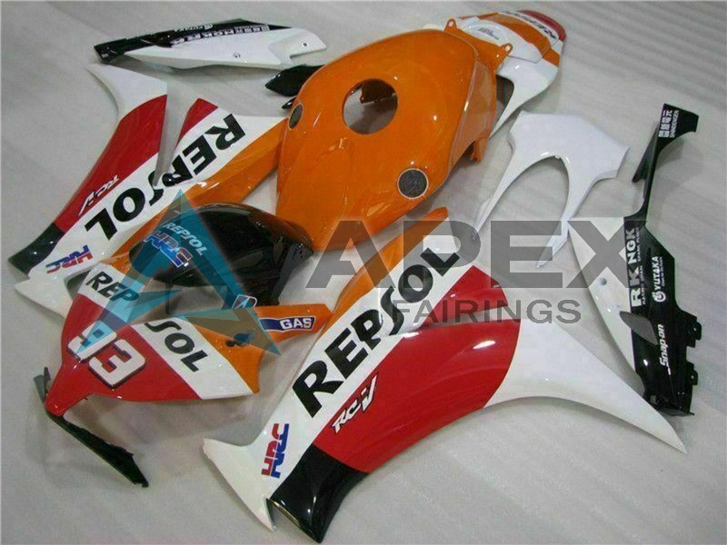 White Orange Red Glossy Black HRC Repsol 93 - Honda CBR1000RR Fireblade SC59 II (2012-2016) ABS Fairings | Apex Fairings — view 2