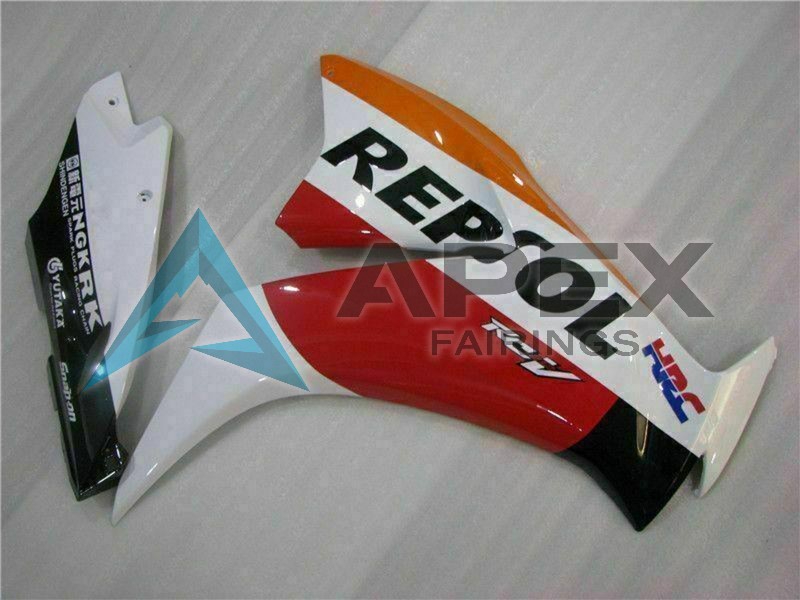 White Orange Red Glossy Black HRC Repsol 93 - Honda CBR1000RR Fireblade SC59 II (2012-2016) ABS Fairings | Apex Fairings — view 4