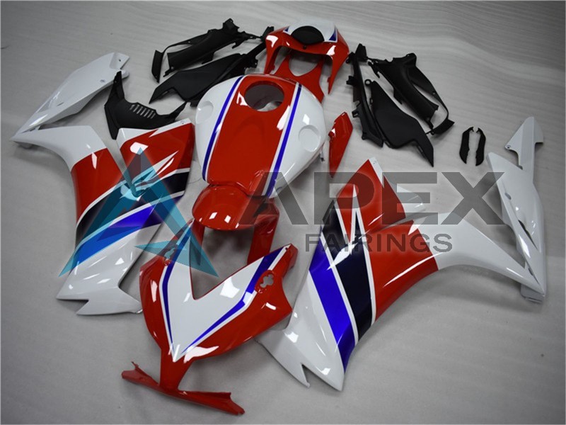 White Red Blue - Honda CBR1000RR Fireblade SC59 II (2012-2016) ABS Fairings | Apex Fairings — view 2