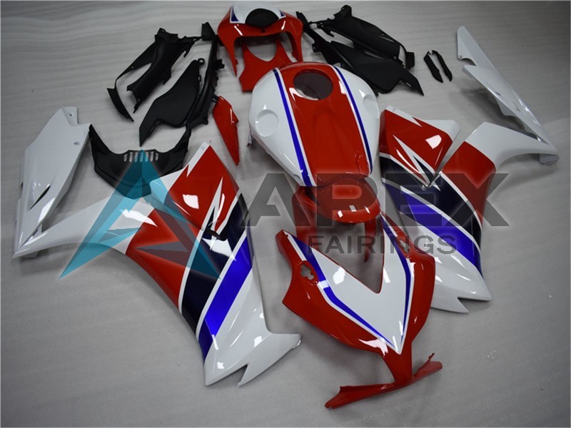 White Red Blue - Honda CBR1000RR Fireblade SC59 II (2012-2016) ABS Fairings | Apex Fairings — view 3