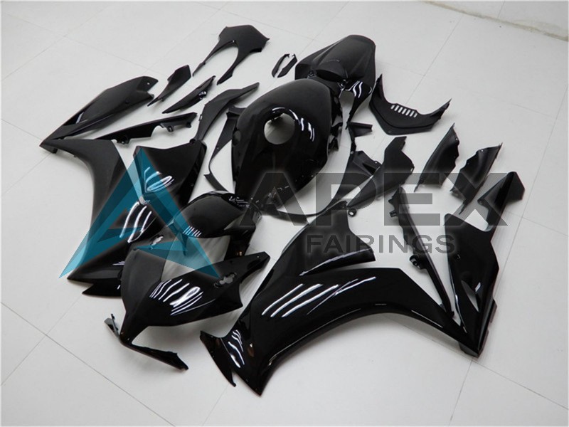 Glossy Black - Honda CBR1000RR Fireblade SC59 II (2012-2016) ABS Fairings | Apex Fairings — view 2