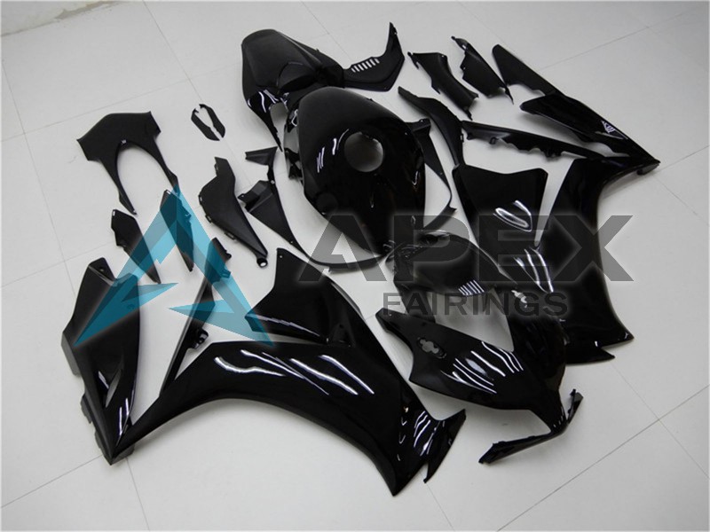 Glossy Black - Honda CBR1000RR Fireblade SC59 II (2012-2016) ABS Fairings | Apex Fairings — view 3