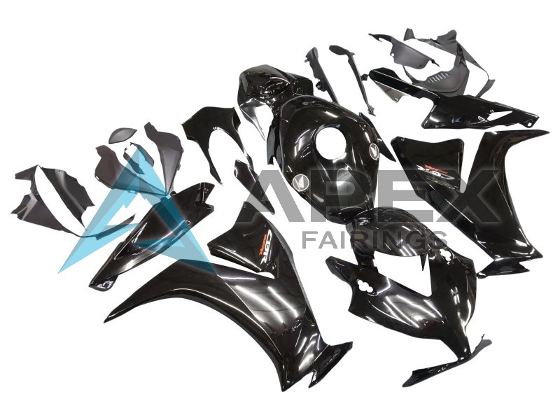 Glossy Black - Honda CBR1000RR Fireblade SC59 II (2012-2016) ABS Fairings | Apex Fairings — view 2