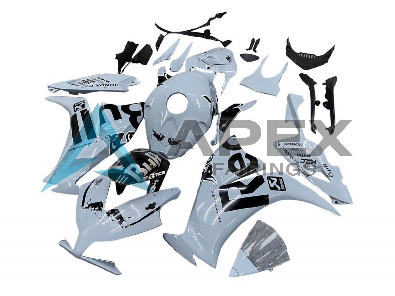Light Grey Glossy Black Red Bull - Honda CBR1000RR Fireblade SC59 II (2012-2016) ABS Fairings | Apex Fairings — view 3