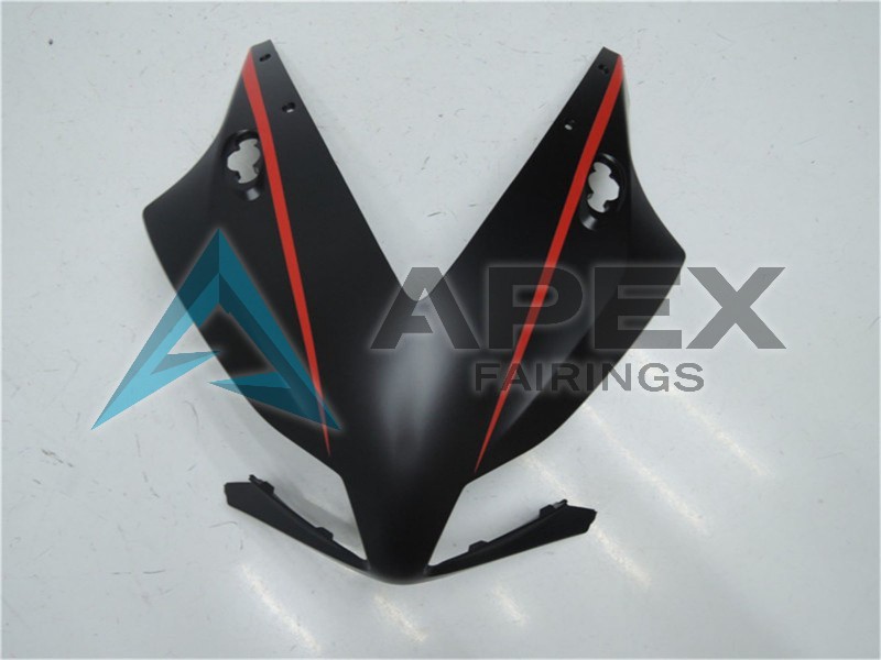 Matte Black Red - Honda CBR1000RR Fireblade SC59 II (2012-2016) ABS Fairings | Apex Fairings — view 2
