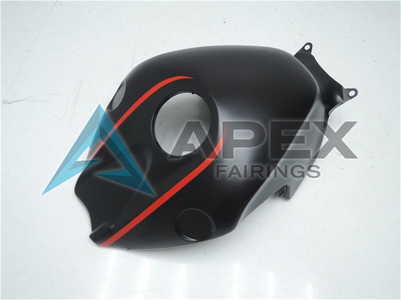 Matte Black Red - Honda CBR1000RR Fireblade SC59 II (2012-2016) ABS Fairings | Apex Fairings — view 3