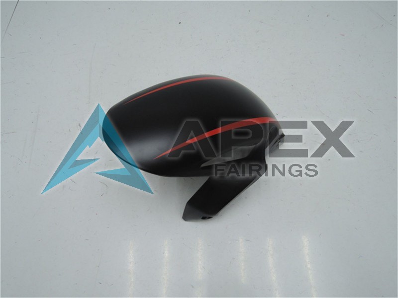 Matte Black Red - Honda CBR1000RR Fireblade SC59 II (2012-2016) ABS Fairings | Apex Fairings — view 4