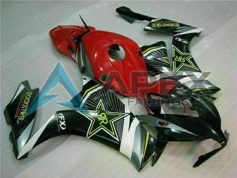 Red Black White Silver Green Glossy Black - Honda CBR1000RR Fireblade SC59 II (2012-2016) ABS Fairings | Apex Fairings — view 3