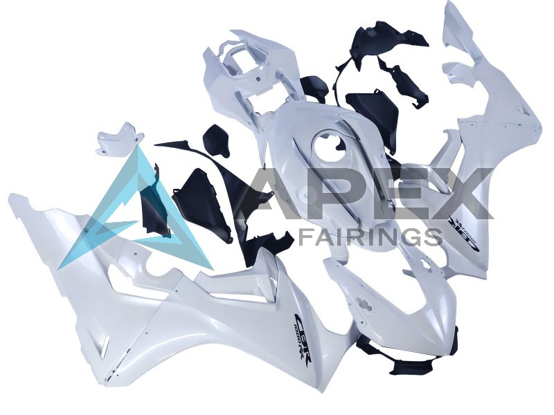 White - Honda CBR1000RR Fireblade SC77 (2017-2026) ABS Fairings | Apex Fairings — view 3