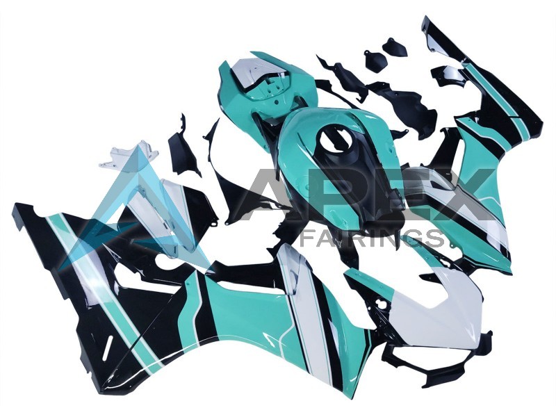 White Light Blue Glossy Black - Honda CBR1000RR Fireblade SC77 (2017-2026) ABS Fairings | Apex Fairings — view 2