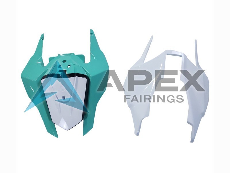 White Light Blue Glossy Black - Honda CBR1000RR Fireblade SC77 (2017-2026) ABS Fairings | Apex Fairings — view 4