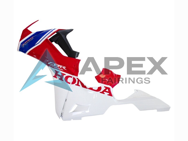 White Red Blue Black HRC - Honda CBR1000RR Fireblade SC77 (2017-2026) ABS Fairings | Apex Fairings — view 4