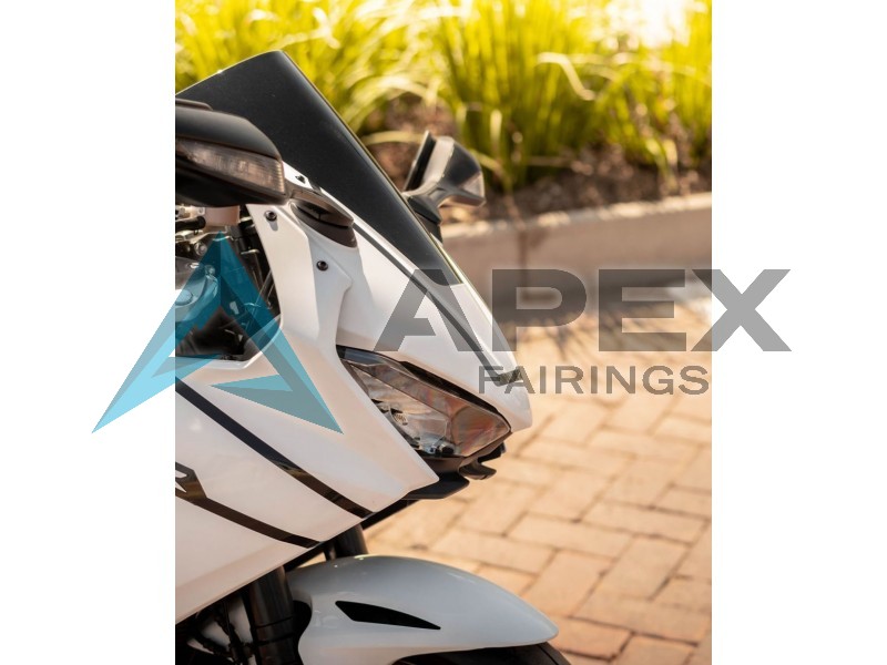 White with Black Stripe Fireblade - Honda CBR1000RR Fireblade SC77 (2017-2026) ABS Fairings | Apex Fairings — view 2