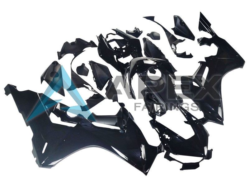 Glossy Black - Honda CBR1000RR Fireblade SC77 (2017-2026) ABS Fairings | Apex Fairings — view 2