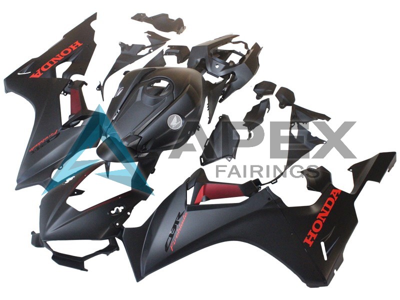 Matte Grey Red - Honda CBR1000RR Fireblade SC77 (2017-2026) ABS Fairings | Apex Fairings — view 3