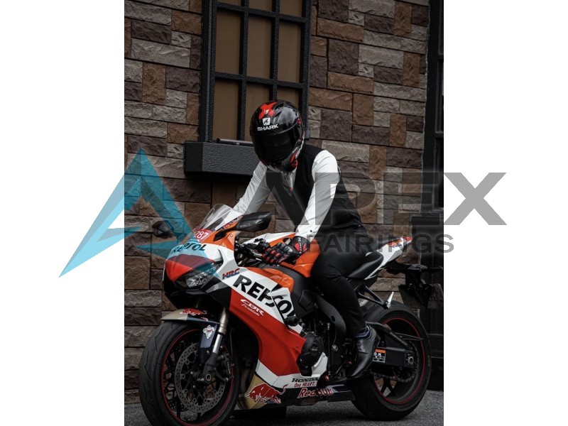 Orange White Red Glossy Black Repsol Redbull - Honda CBR1000RR Fireblade SC77 (2017-2026) ABS Fairings | Apex Fairings — view 2