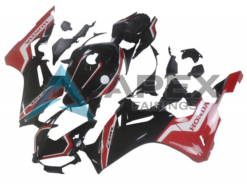 Red White Glossy Black - Honda CBR1000RR Fireblade SC77 (2017-2026) ABS Fairings | Apex Fairings — view 2