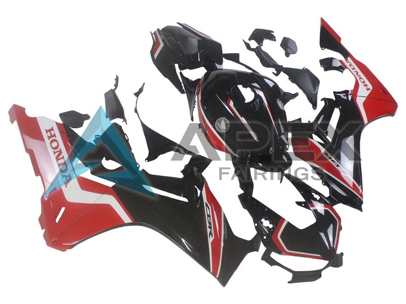 Red White Glossy Black - Honda CBR1000RR Fireblade SC77 (2017-2026) ABS Fairings | Apex Fairings — view 3