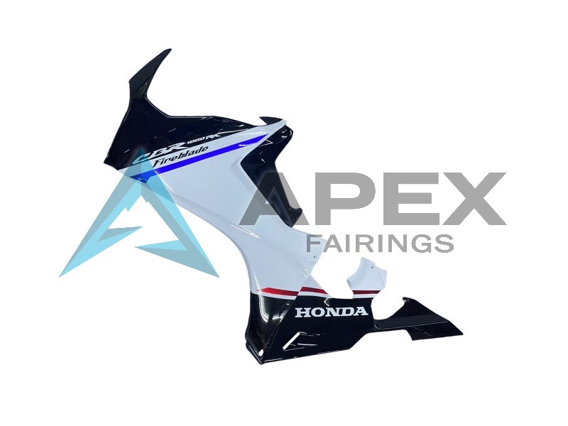 White Blue Glossy Black  - Honda CBR1000RR Fireblade SC77 (2017-2026) ABS Fairings | Apex Fairings — view 4