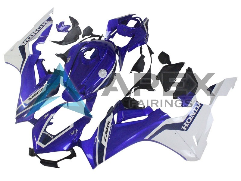 White Blue - Honda CBR1000RR Fireblade SC77 (2017-2026) ABS Fairings | Apex Fairings — view 3